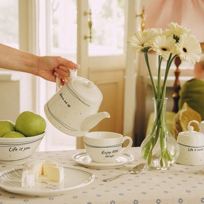 Салатники SL Home «Милый дом», 700 мл, d=16 см, фарфор, набор 2 шт., белые