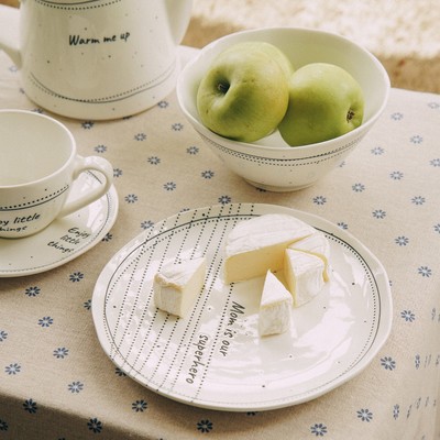 Салатники SL Home «Милый дом», 700 мл, d=16 см, фарфор, набор 2 шт., белые