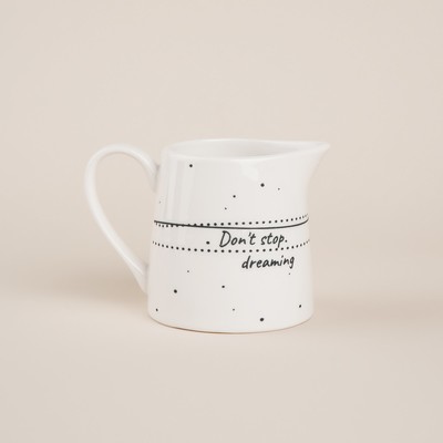 Молочник SL Home «Милый дом», 200 мл, фарфор, белый