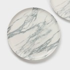 Набор тарелок обеденных фафрфоровых Magistro Real Marble, d=26 см, 2 шт - Фото 5