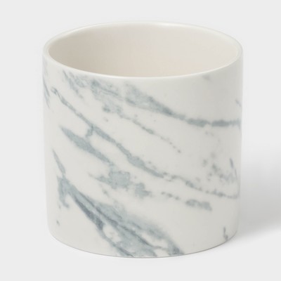 Сахарница Magistro Real Marble, 250 мл, 8.5×9 см, фарфор, белая