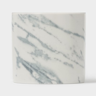 Сахарница Magistro Real Marble, 250 мл, 8.5×9 см, фарфор, белая