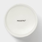 Сахарница фарфоровая Magistro Real Marble, 250 мл, 8,5×9 см - фото 4517619