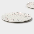 Тарелки Magistro Terazzo, d=27 см, набор 2 шт., фарфор, белые - Фото 4