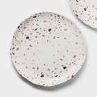 Тарелки Magistro Terazzo, d=27 см, набор 2 шт., фарфор, белые - Фото 5