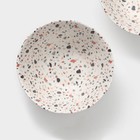 Салатники Magistro Terazzo, 1.4 л, 20×9 см, набор 2 шт., фарфор, белые - Фото 5