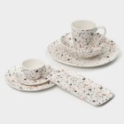 Салатники Magistro Terazzo, 1.4 л, 20×9 см, набор 2 шт., фарфор, белые - Фото 10