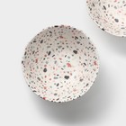 Салатники Magistro Terazzo, 700 мл, 16×7.4 см, набор 2 шт., фарфор, белые - Фото 5