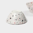 Салатники Magistro Terazzo, 700 мл, 16×7.4 см, набор 2 шт., фарфор, белые - Фото 6