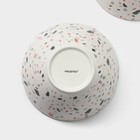 Салатники Magistro Terazzo, 700 мл, 16×7.4 см, набор 2 шт., фарфор, белые - Фото 7