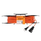 Удлинитель на рамке Luazon Lighting ECO, 1 розетка, ПВС 2×0.75, 6 А, 1300 Вт, IP 20, 20 м, Оранжевый - Фото 5