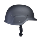 Шлем защитный, страйкбольный, пластиковый, чёрный - Фото 2