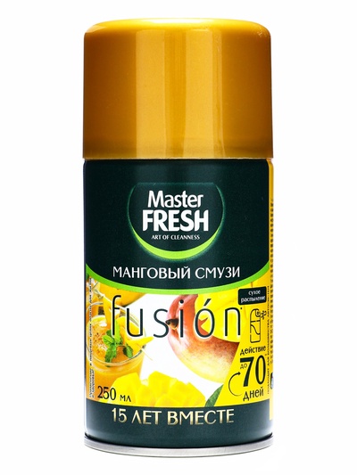 Освежитель воздуха Master FRESH GOLD, сменный балон, Манговый смузи 250 мл