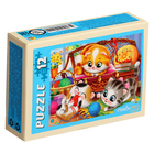 Пазл «Забавные котики №16», 12 элементов 10653303