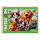 Пазл «Селфи четвероногих друзей», 104 элемента - фото 24656170