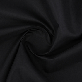 Лоскут ткань сорочечная, цвет чёрный, 100 × 150 см