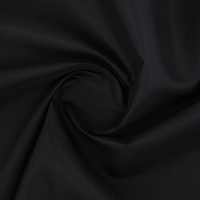 Лоскут ткань сорочечная, цвет чёрный, 100 × 150 см