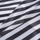 Лоскут атласа, бело-чёрная полоса, 100 × 150 см - Фото 2