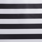 Лоскут атласа, бело-чёрная полоса, 100 × 150 см - Фото 3