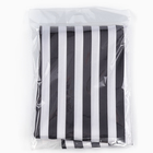 Лоскут атласа, бело-чёрная полоса, 100 × 150 см - Фото 4