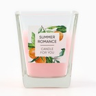 Свеча ароматическая в стакане «Summer romance»: дыня, 6,8 х 8 см. - Фото 4