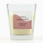 Свеча ароматическая в стакане «Happiness»: грейпфрут и мёд, 6,8 х 8 см. - Фото 4