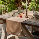 Дорожка на стол Этель ECO, бежевая, 40×136 см, 70% хлопок, 30% лён, 190 г/м² - Фото 2