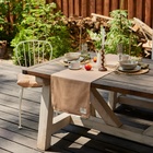 Дорожка на стол Этель ECO, бежевая, 40×136 см, 70% хлопок, 30% лён, 190 г/м² - Фото 3