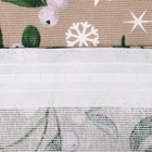 Комплект штор для кухни с подхватами «Доляна» Frosty berries, 2 шт., бежевые, 150×180 см - Фото 10