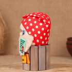 Домовой Счастливчик "Дом-полная чаша", на бочке, 14х8х8 см (комплект 2 шт) - фото 25284647