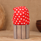 Домовой Счастливчик "Дом-полная чаша", на бочке, 14х8х8 см (комплект 2 шт) - фото 25284648