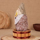 Домовой-копилка "Афанасий с купюрой", на бочке, 28х15х12 см - фото 24656463