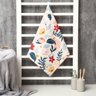 Полотенце вафельное для лица «Цветочное поле», 45×90 см, хлопок 100% - Фото 1