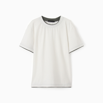 Футболка мужская, цвет молочный, размер 54