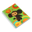 Записная книжка А6 80 листов на гребне Мульти-Пульти "Чебурашка" (комплект 3 шт) - фото 24690654