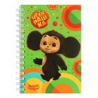 Записная книжка А6 80 листов на гребне Мульти-Пульти "Чебурашка" (комплект 3 шт) - фото 24690657