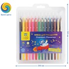 Набор для рисования Мульти-Пульти (фломастеры 12 цветов, карандаши 14 цветов), пластиковый футляр - фото 24656577