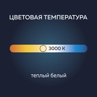 УЦЕНКА Лампа cветодиодная Luazon Lighting, G45, 7 Вт, E27, 630 Лм, 3000 K, теплый белый - Фото 3
