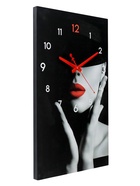 Часы-картина настенные интерьерные "Алая загадка", бесшумные, 35 х 60 см 10652597