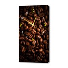 Часы-картина настенные интерьерные "Кофейные зёрна", бесшумные, 35 х 60 см - фото 321789089