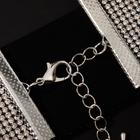 УЦЕНКА Чокер «Грация искры» широкий, цвет черно-серебряный, L=31 см - Фото 2