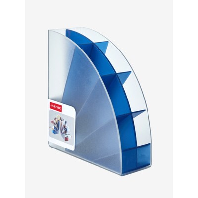 Органайзер-подставка настольный, deVENTE. Fan, 175 x 155 x 63 мм, пластик, синий