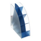 Органайзер-подставка настольный, deVENTE. Fan, 175 x 155 x 63 мм, пластик, синий - Фото 2
