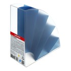 Органайзер-подставка настольный, deVENTE. Fan, 175 x 155 x 63 мм, пластик, синий - Фото 3