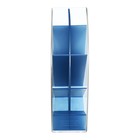 Органайзер-подставка настольный, deVENTE. Fan, 175 x 155 x 63 мм, пластик, синий - Фото 4