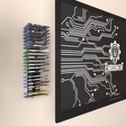 Кронштейн для хранения Blu-ray, CD и игровых дисков, настенный, черный - Фото 3