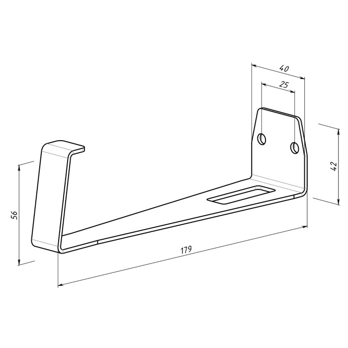 Кронштейн для зарядной станции DualSense PS5, настенный, черный - фото 51612064