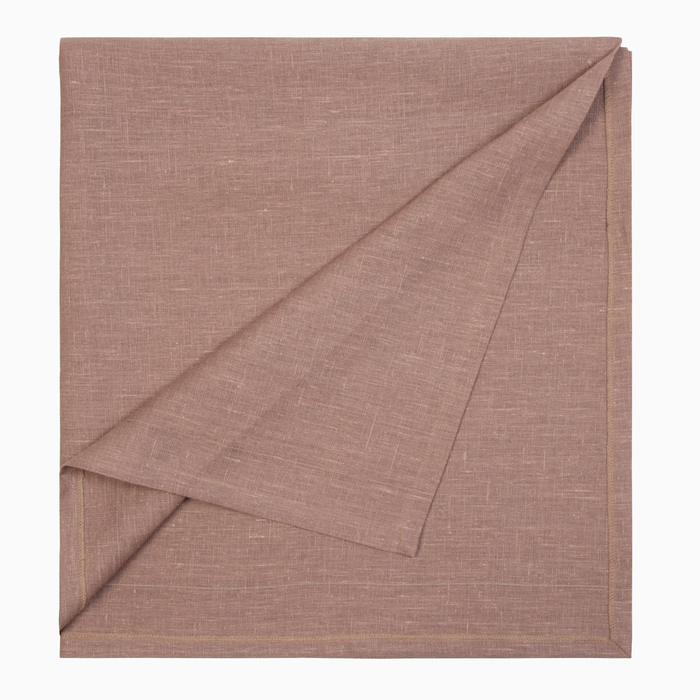 Скатерть Этель Linen collection brown 145х110см, 100%лён 265 г/м2 - Фото 1