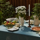 Скатерть Этель Linen collection green 145х220см, 100%лён 265 г/м2 - фото 24729236