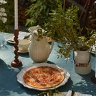 Скатерть Этель Linen collection green 145х220см, 100%лён 265 г/м2 - фото 24729237